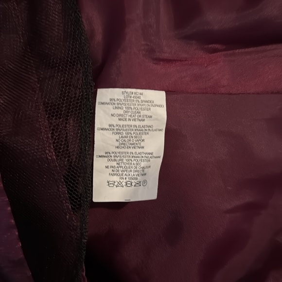 Mini black and pink dress with mesh reveals NYC by Escape size 12 - Picture 5 of 5